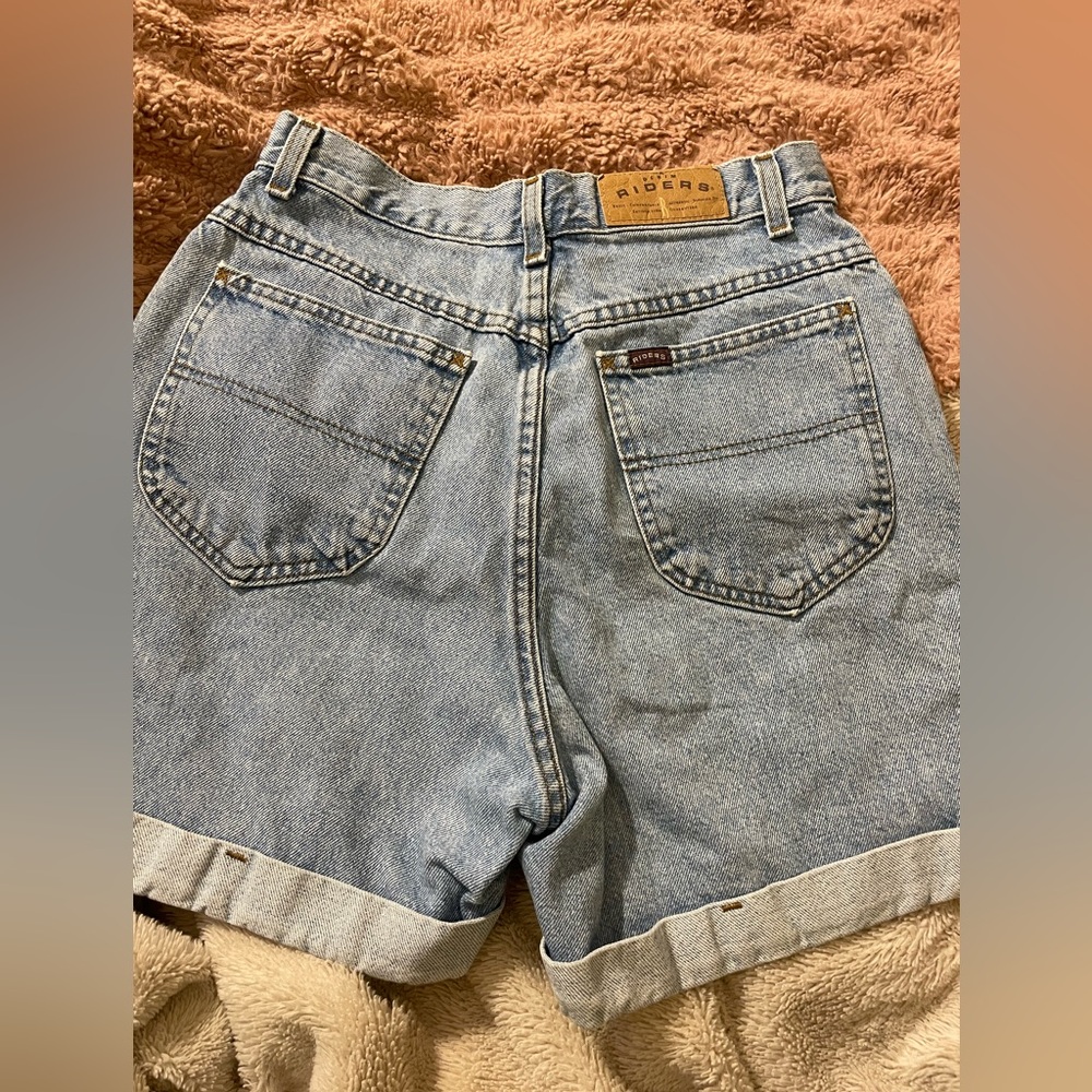 Women's Vintage Rider High Waist Mom Denim Shorts